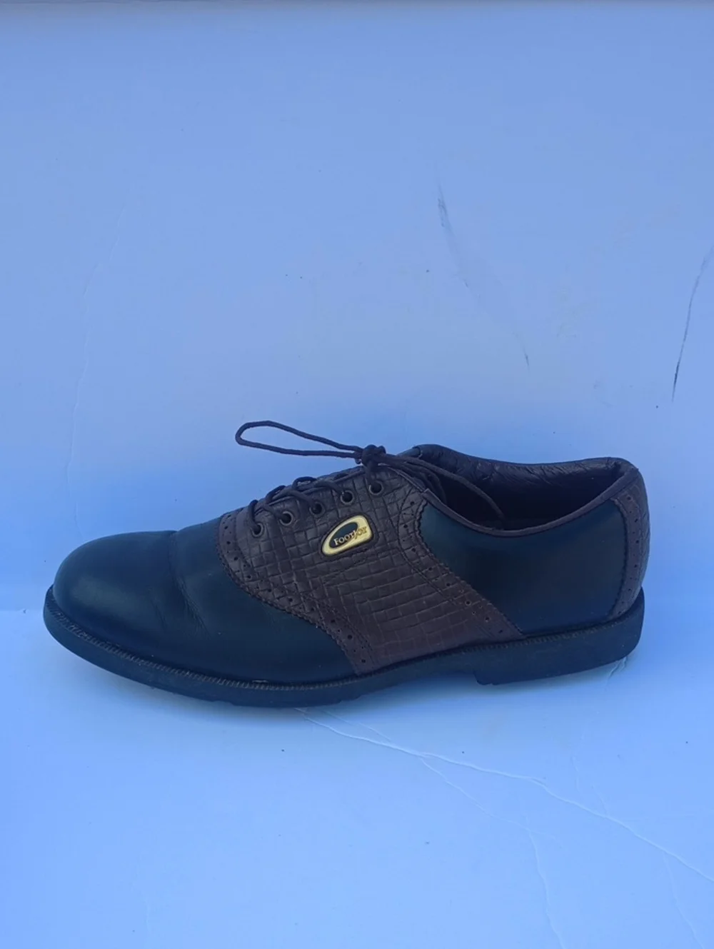 Men's Footjoy Sierra Treks Comfort Lace Up Leather Golf Shoes Size 10 M #58833